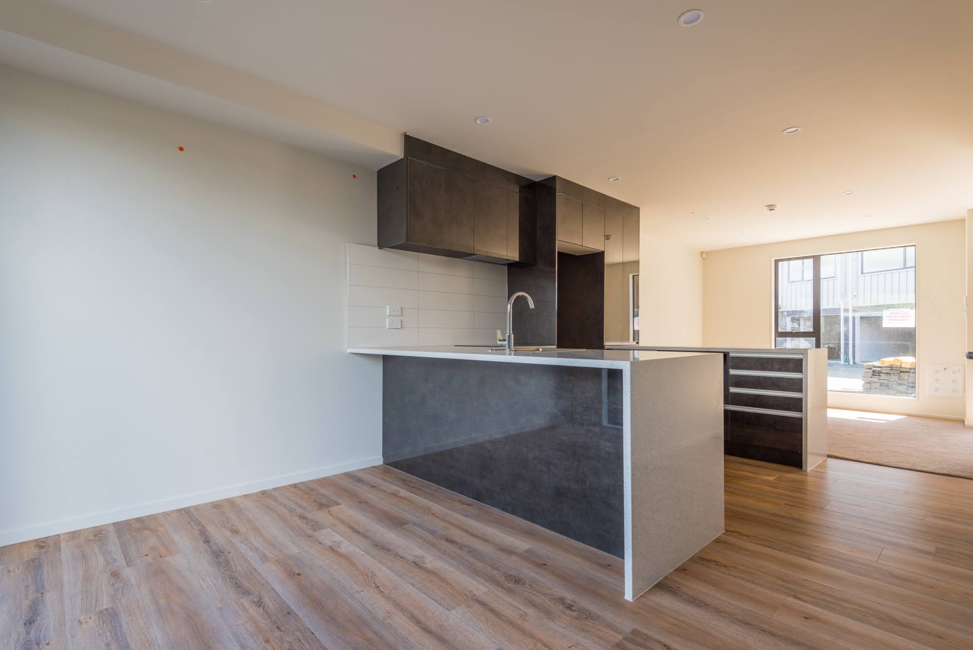 Russell Terraces living and kitchen